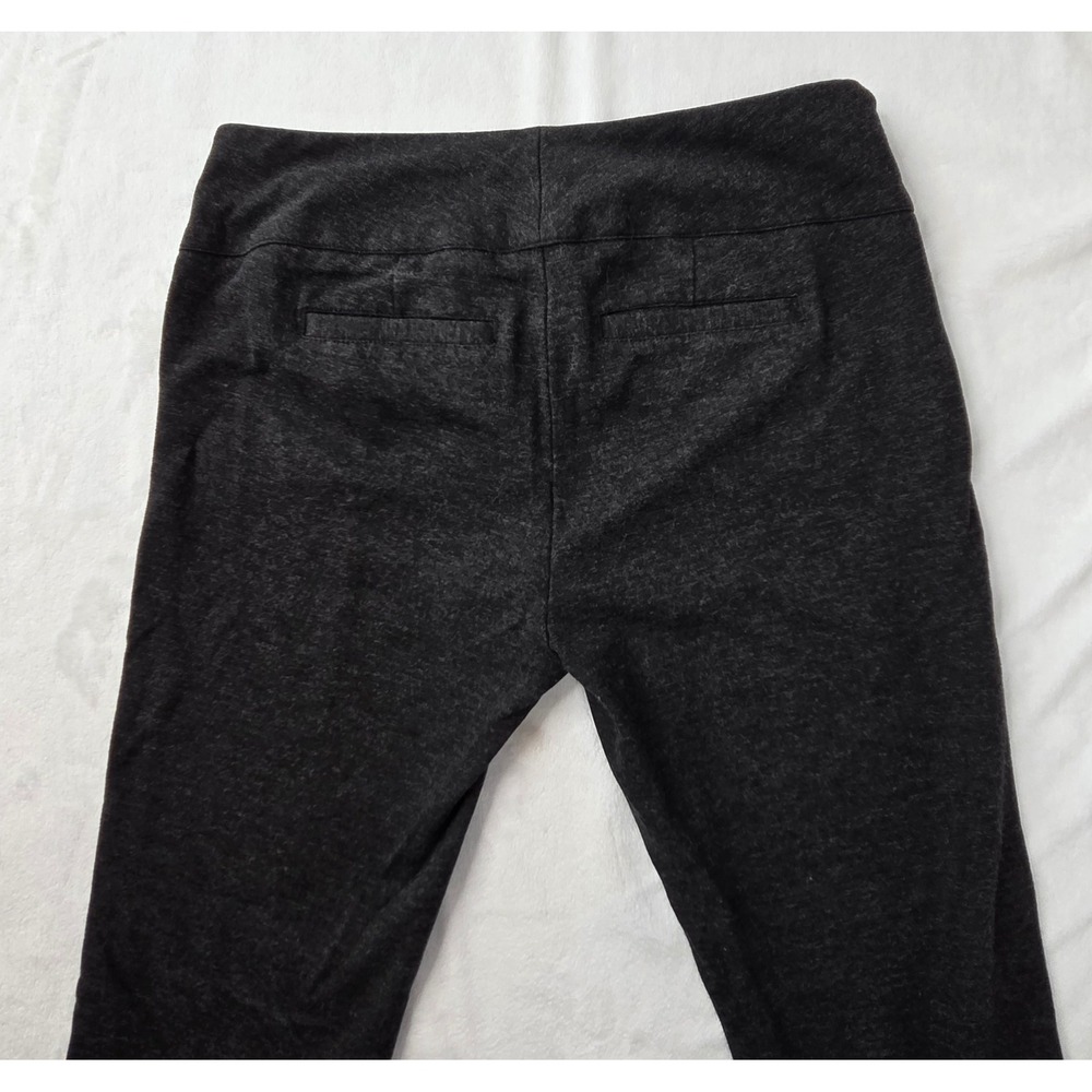 Cabi Trousers Women Size 2 Charcoal Gray Ponte Double Button Straight Excellent - Picture 3 of 10